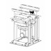 Потолочный моторизованный кронштейн для PTZ-камеры